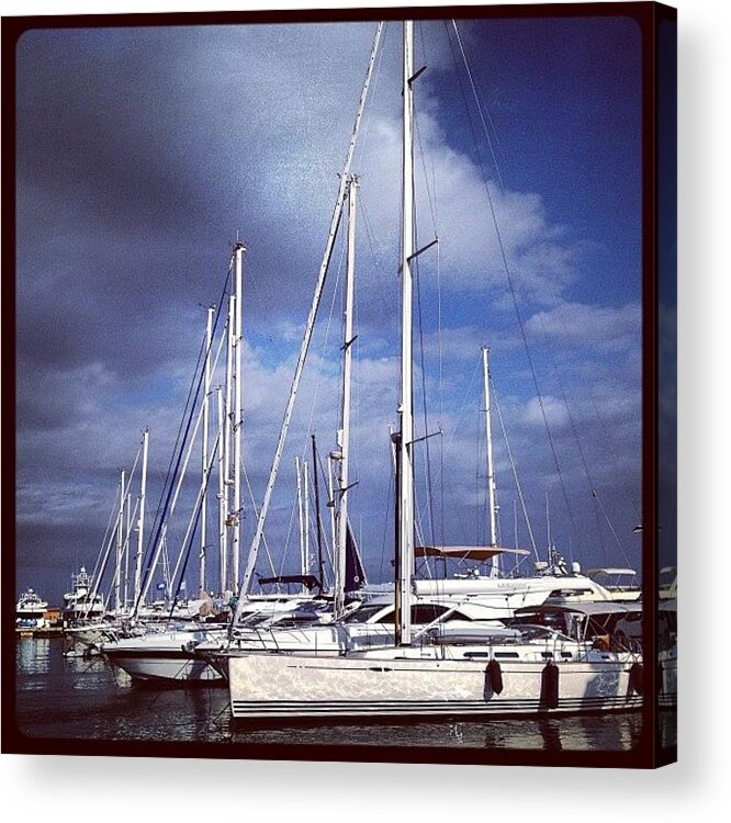  Acrylic Print featuring the photograph Port De Palma by Balearic Discovery