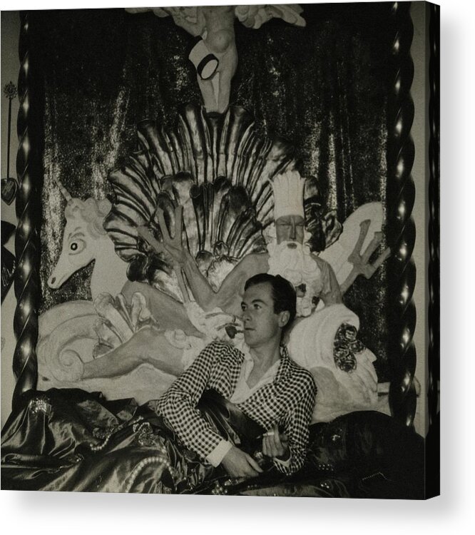 Artist Acrylic Print featuring the photograph Portrait Of Photographer Cecil Beaton by George Hoyningen-Huene