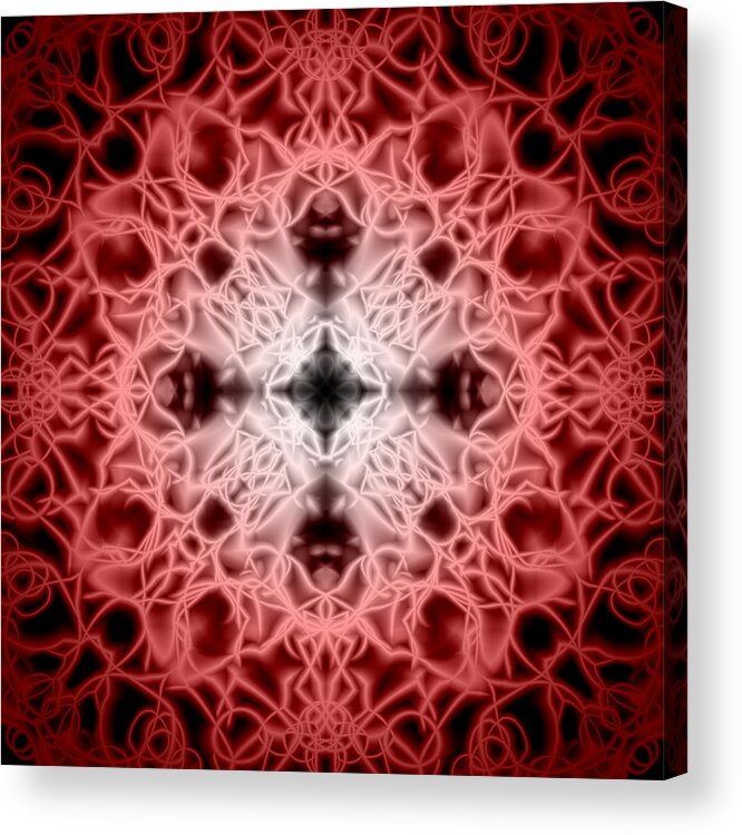 3scape Photos Acrylic Print featuring the digital art Red by Adam Romanowicz