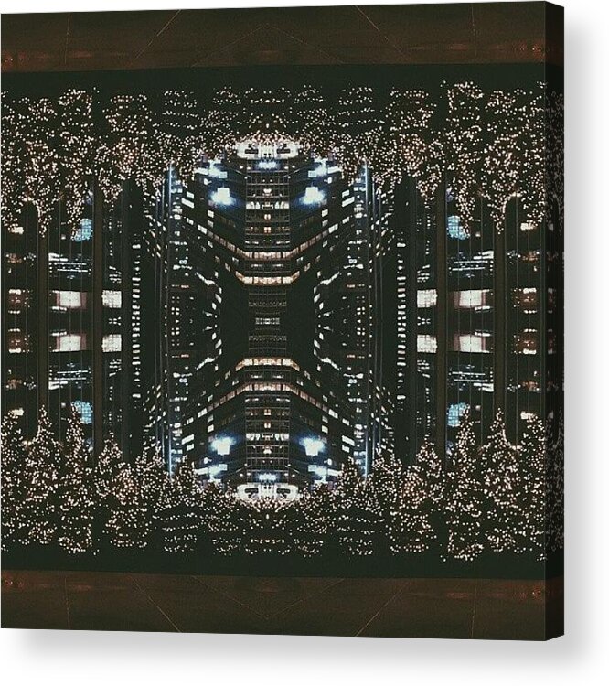 Igersnyc Acrylic Print featuring the photograph reflections Xi #photography by Christian Frarey