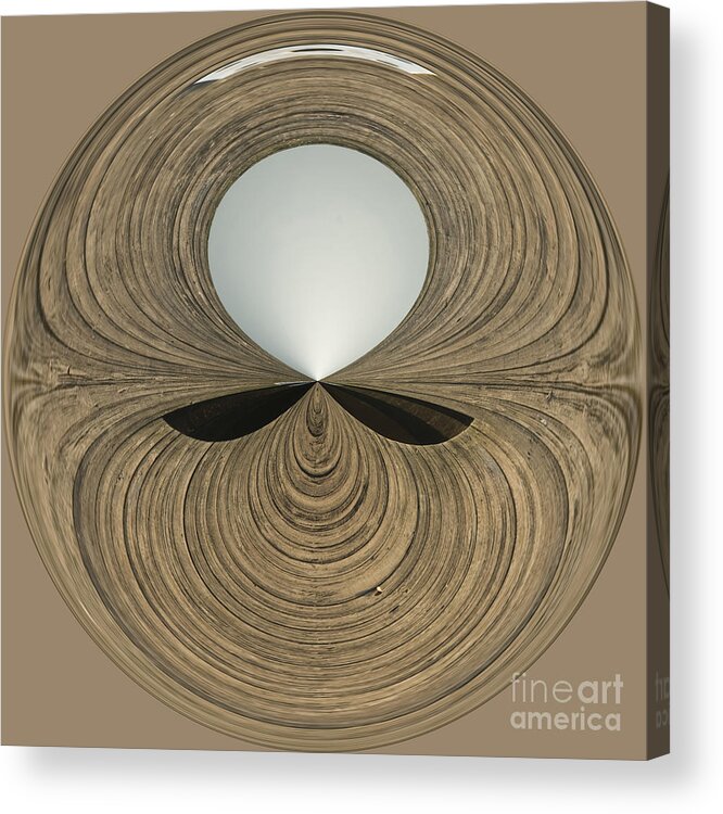 Anne Acrylic Print featuring the photograph Round Wood by Anne Gilbert