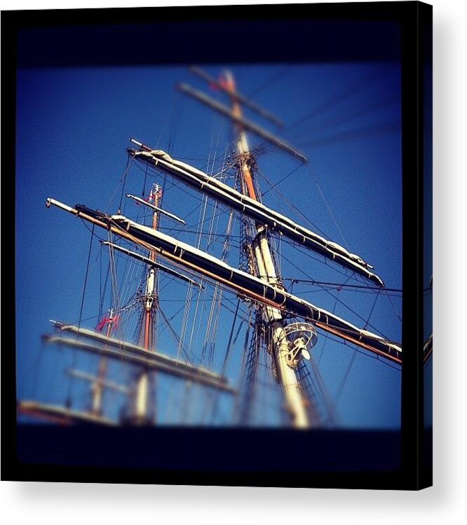 Water Acrylic Print featuring the photograph Sail boat by Armando Costantino