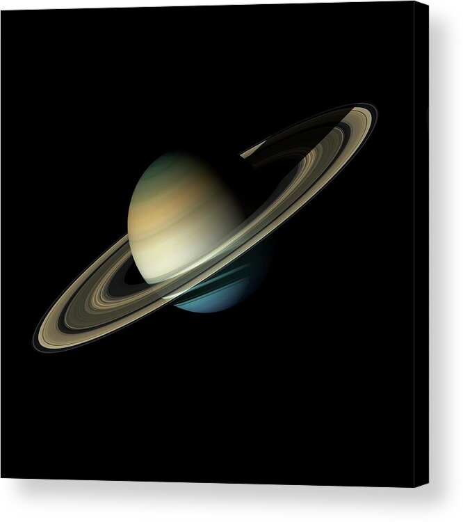 Saturn Acrylic Print featuring the photograph Saturn by Carlos Clarivan