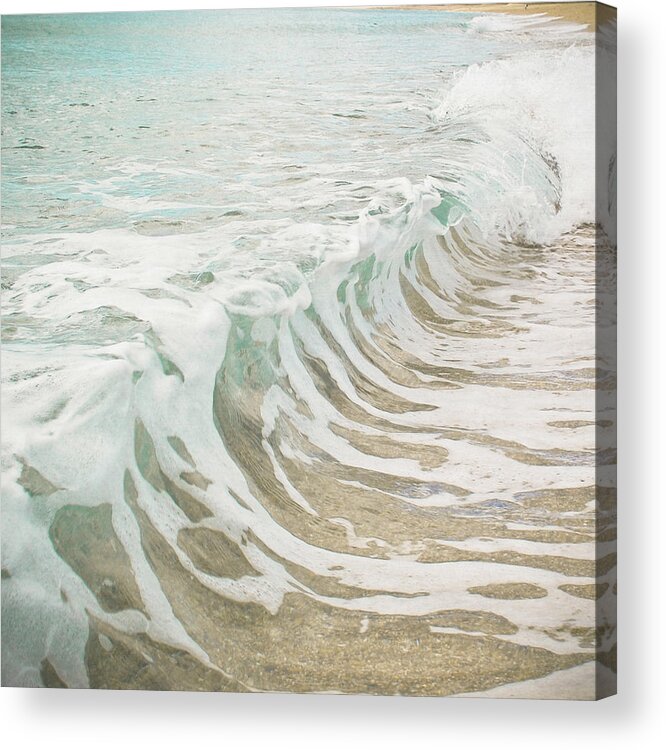 Ocean Sea Acrylic Print featuring the photograph Sea Foam by Cassia Beck