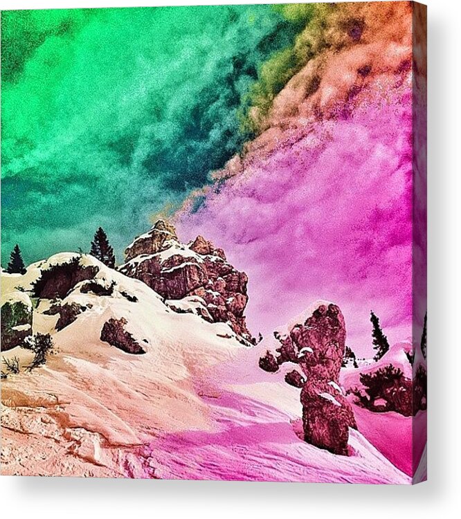 Mountain Acrylic Print featuring the photograph See More Than Others! by Amar Geddon