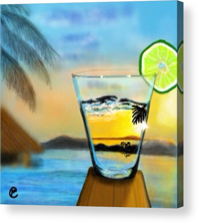 Bestofdrawsomething Acrylic Print featuring the photograph Selective Focus Drawing by Michelle Cronin