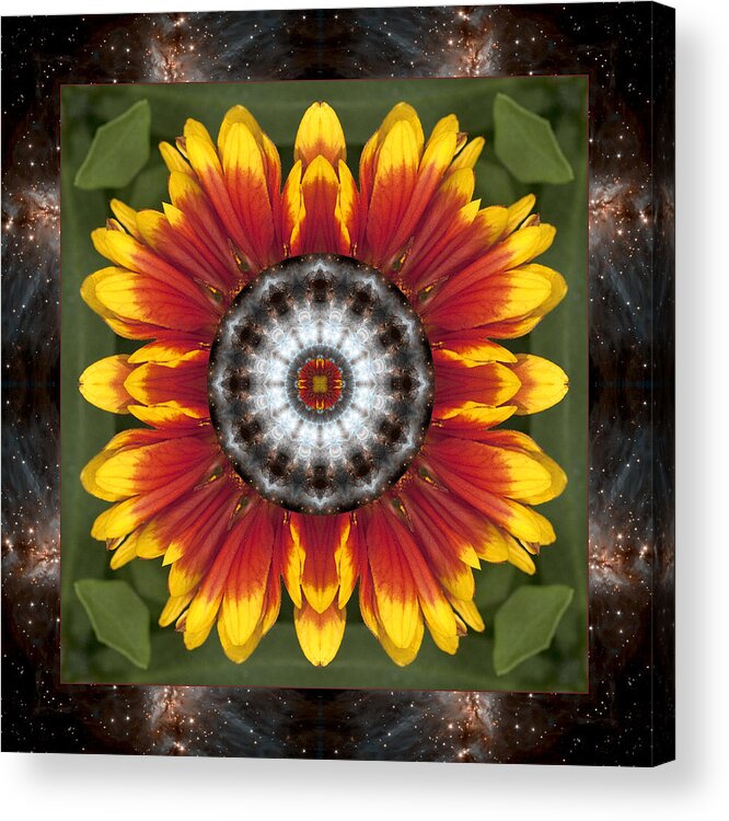 Yoga Art Acrylic Print featuring the photograph Signal Fire by Bell And Todd