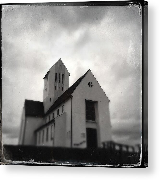 Church Acrylic Print featuring the photograph Skalholt church in Iceland by Matthias Hauser