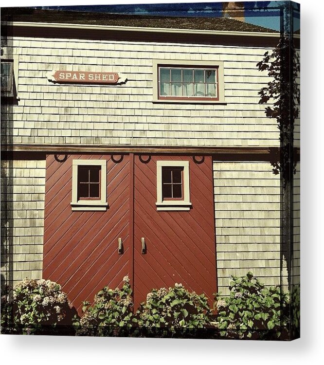 Ig_captures_city Acrylic Print featuring the photograph Spar Shed by Natasha Marco