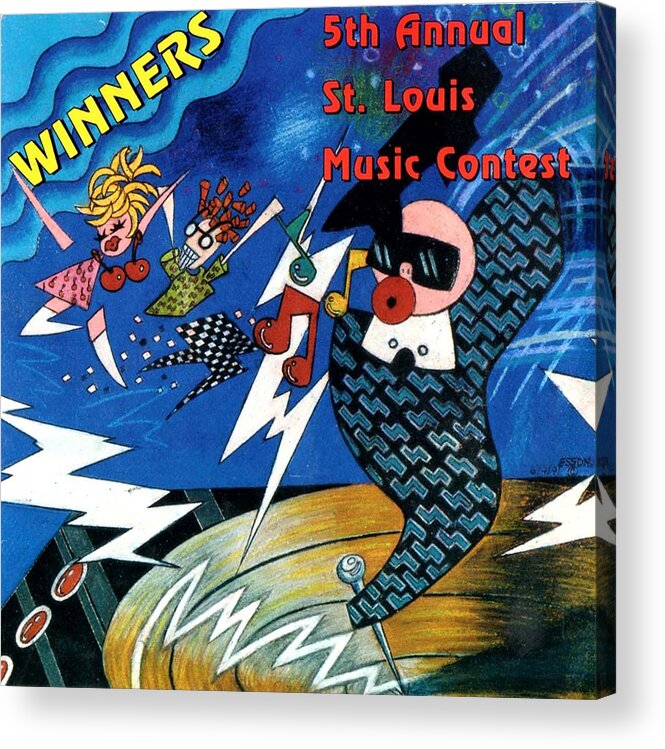 St. Louis Acrylic Print featuring the painting St Louis Music Contest Winners by Genevieve Esson
