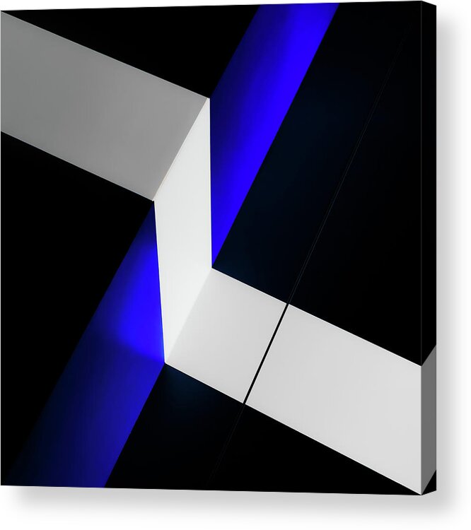Lines Acrylic Print featuring the photograph Stepping Up by Marc Huybrighs