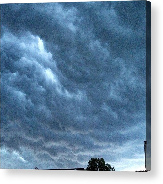 Weather Acrylic Print featuring the photograph Storm is brewing by Sue Morris