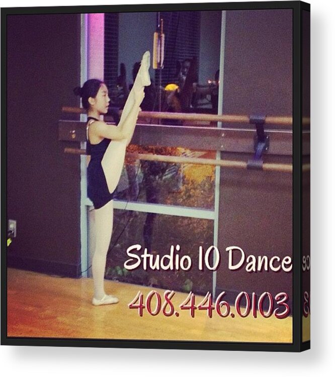 Tap Acrylic Print featuring the photograph #studio10dance #believe #change #grow by Studio 10 Dance
