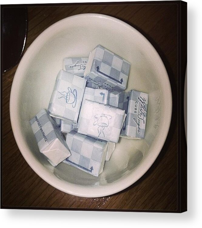  Acrylic Print featuring the photograph Sugar Cubes Used To Make Me Melancholy by MTen Ten