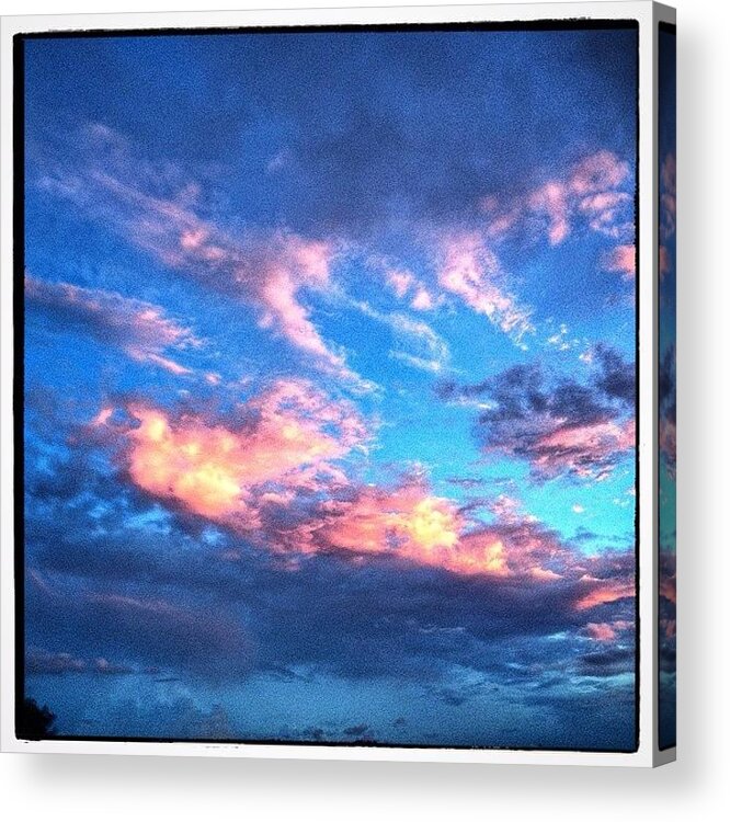 Mobile_artistry Acrylic Print featuring the photograph Sunlit Clouds by Paul Cutright