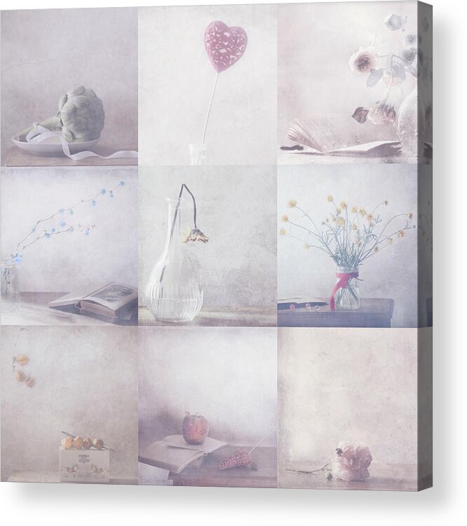 Pastel Acrylic Print featuring the photograph Sweet Little Things Collection by Delphine Devos