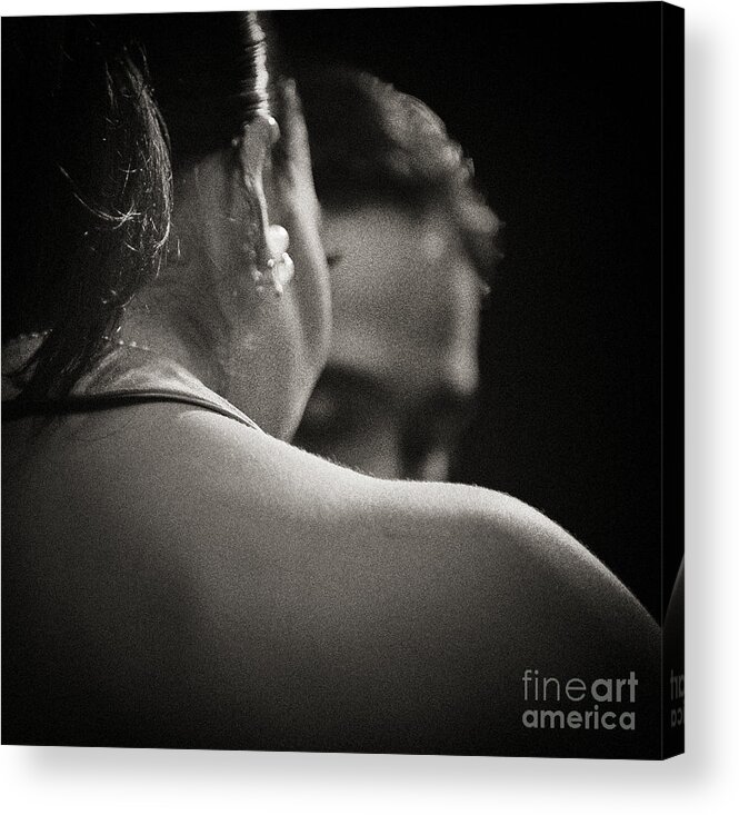 Tango Acrylic Print featuring the photograph Tango - the glance by Michel Verhoef