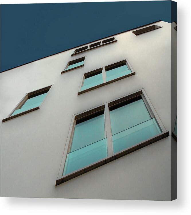 Windows Acrylic Print featuring the photograph Ten Little Windows II by Gilbert Claes