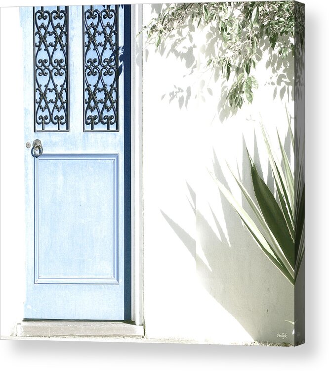 Door Acrylic Print featuring the photograph The Blue Door by Holly Kempe