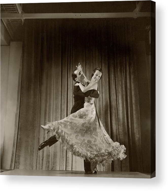 Dance Acrylic Print featuring the photograph The De Marcos Dancing by Edward Steichen