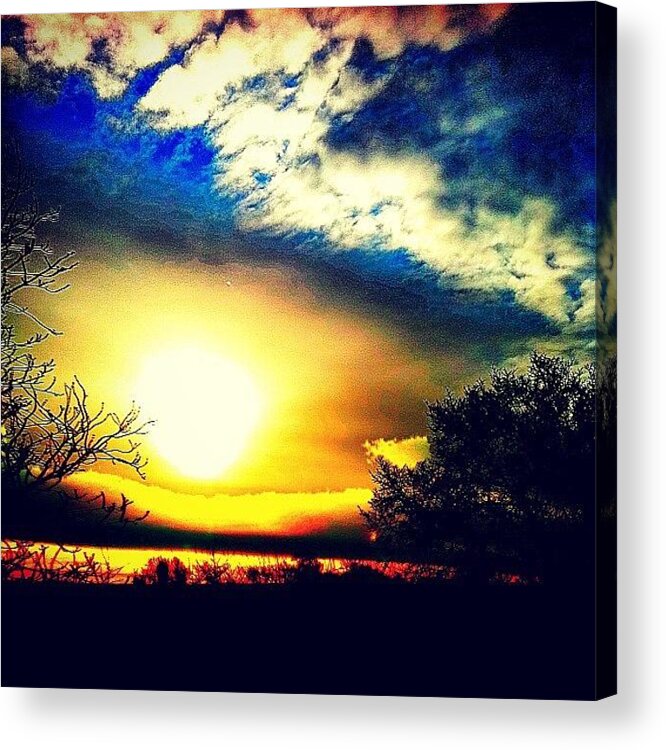 Beautiful Acrylic Print featuring the photograph The End Of A Perfect Day by Urbane Alien