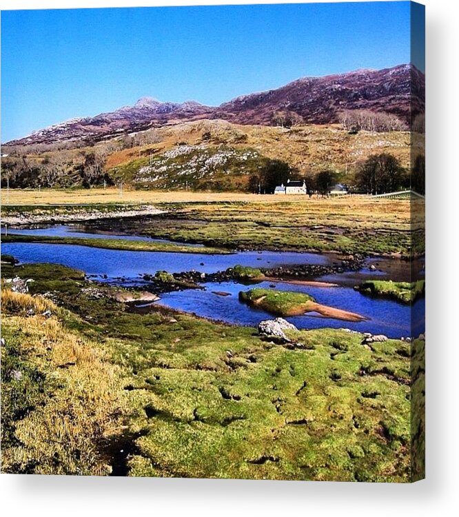 Iclandscapes Acrylic Print featuring the photograph The Highlands - Scotland by Luisa Azzolini