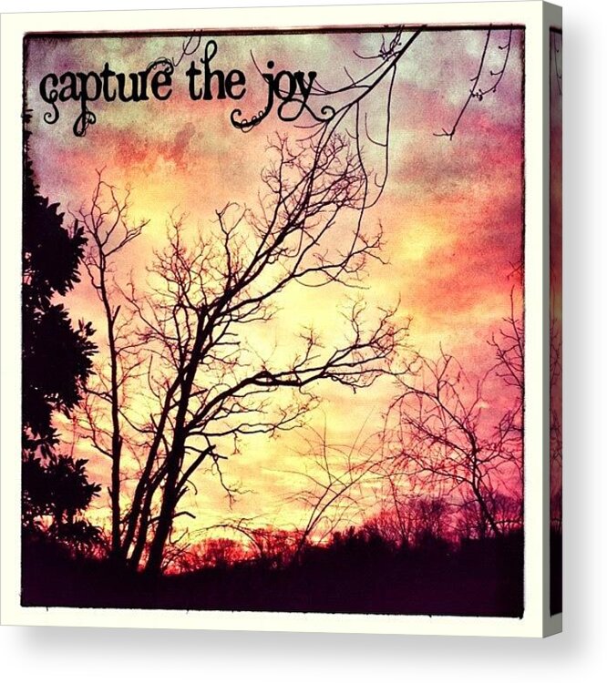 Winter Acrylic Print featuring the photograph The Joy Of A Beautiful Sunrise. Great by Teresa Mucha