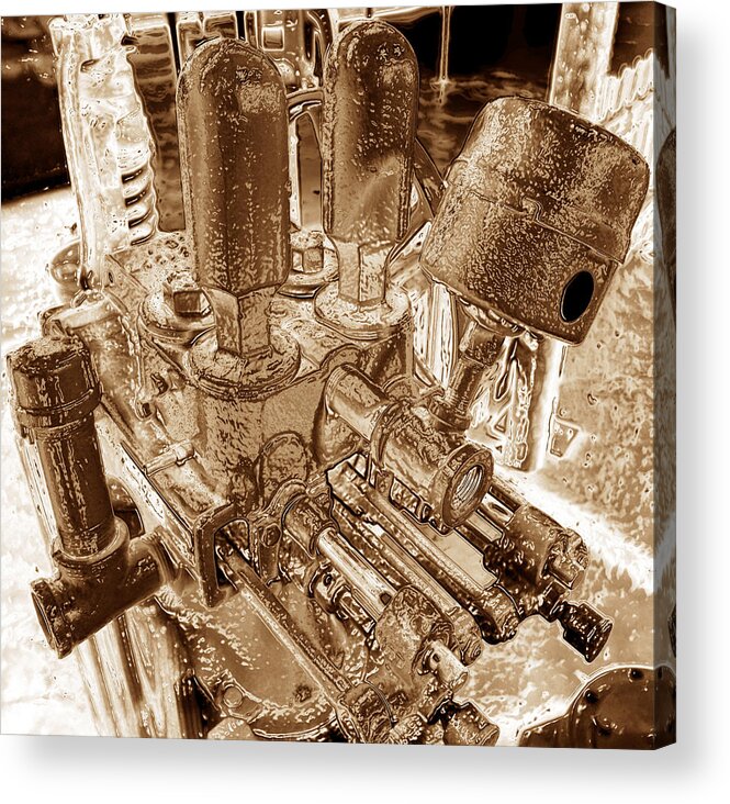 Machine Acrylic Print featuring the photograph The Machine by David Lee Thompson