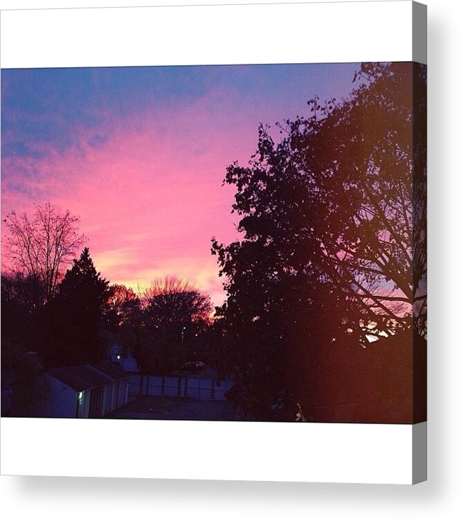  Acrylic Print featuring the photograph The Sky Looks Gorg 😍 by Destiny Stainrod