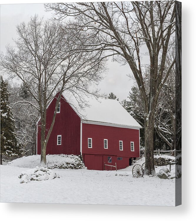 Barn Acrylic Print featuring the photograph This Old Barn by Jean-Pierre Ducondi