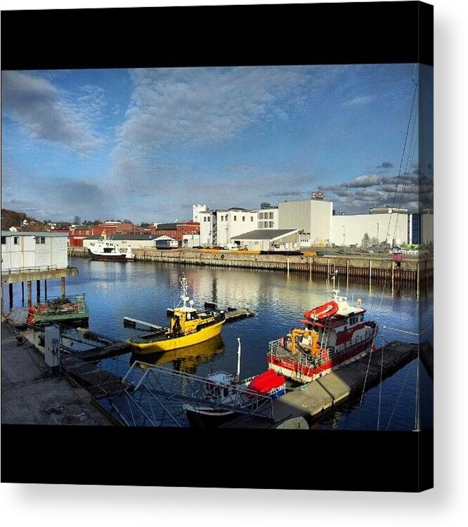  Acrylic Print featuring the photograph Trondheim by Torbjorn Schei