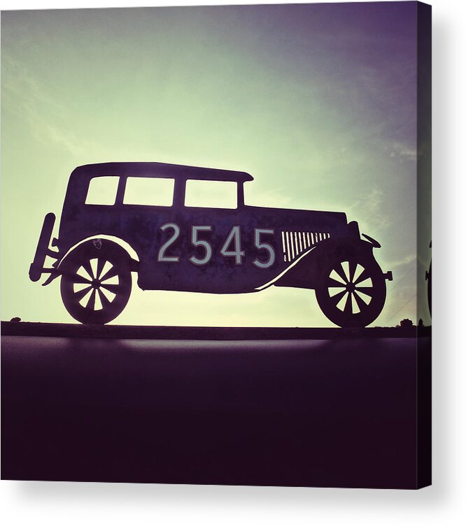 Mailbox Acrylic Print featuring the photograph Vintage Vroom by Natasha Marco