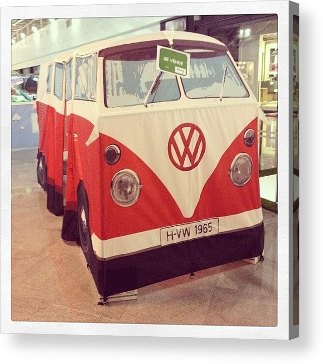 Type2 Acrylic Print featuring the photograph Volkswagen Type 2 #volkswagen #type2 by Raul Garrido
