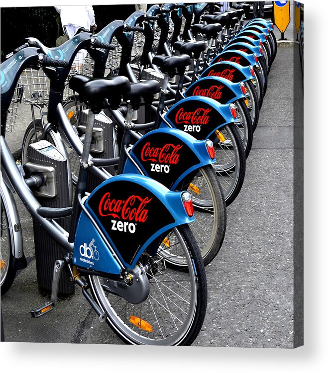Bikes Acrylic Print featuring the photograph We Deliver by Richard Ortolano