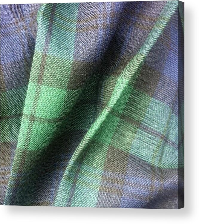 Gg6 Acrylic Print featuring the photograph Wearing Plaid For #unitedwespy #gg6 !!! by Rachel Mcgee