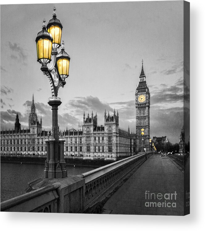 Westminster Acrylic Print featuring the photograph Westminster Morning by Colin and Linda McKie
