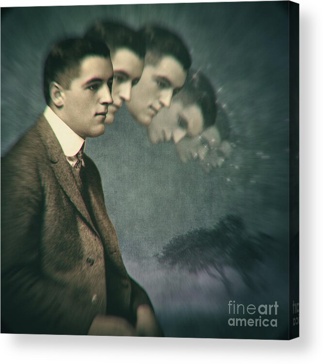 Surreal Acrylic Print featuring the photograph When thinking goes too far by Martine Roch