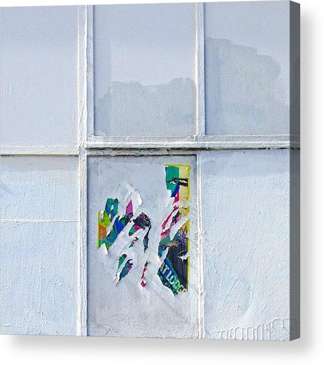 Filthyfacades Acrylic Print featuring the photograph White by Julie Gebhardt