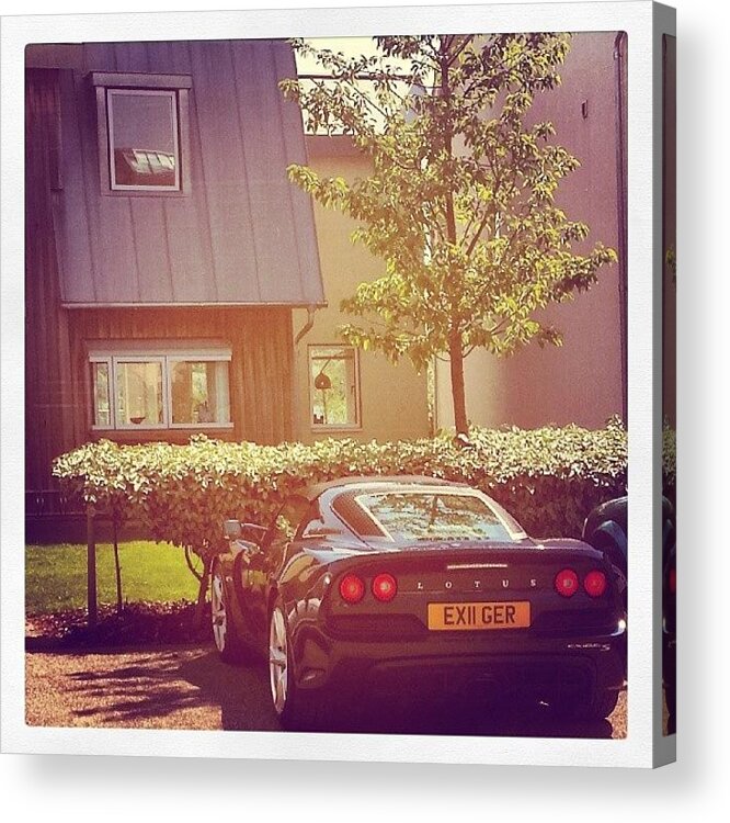 Sportscar Acrylic Print featuring the photograph Why Yes, A Lotus Sports Car Is The by Jess Sinclair