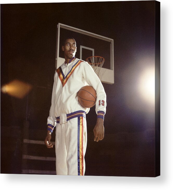 Wilt Chamberlain Philadelphia 76ers Warriors Basketball NBA Xmas Ornament  Jersey