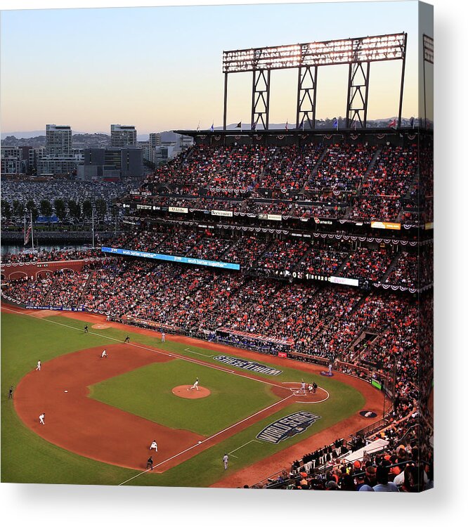 San Francisco Acrylic Print featuring the photograph World Series - Kansas City Royals V San by Jamie Squire