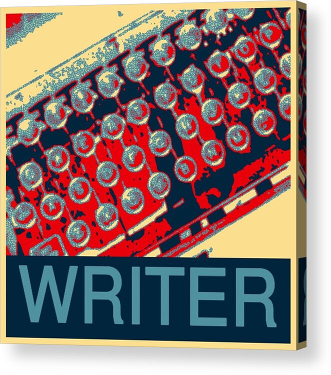 Typewriter Acrylic Print featuring the photograph Writer by Karyn Robinson
