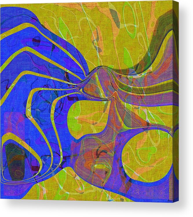 Abstract Acrylic Print featuring the digital art 0565 Abstract Thought by Chowdary V Arikatla
