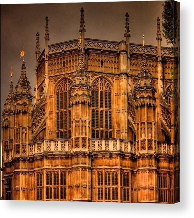 Buildings Acrylic Print featuring the photograph #honeymoon #latergram #london #hdr #1 by Stephen Whitaker
