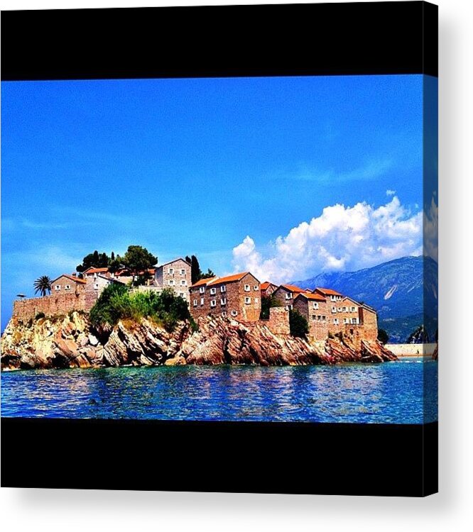 Holiday Acrylic Print featuring the photograph Montenegro #1 by Jane Bulatnikova