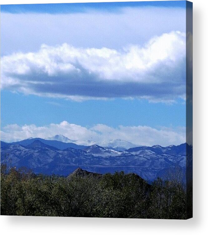 Rockies Acrylic Print featuring the photograph The Rockies #1 by Kelli Stowe