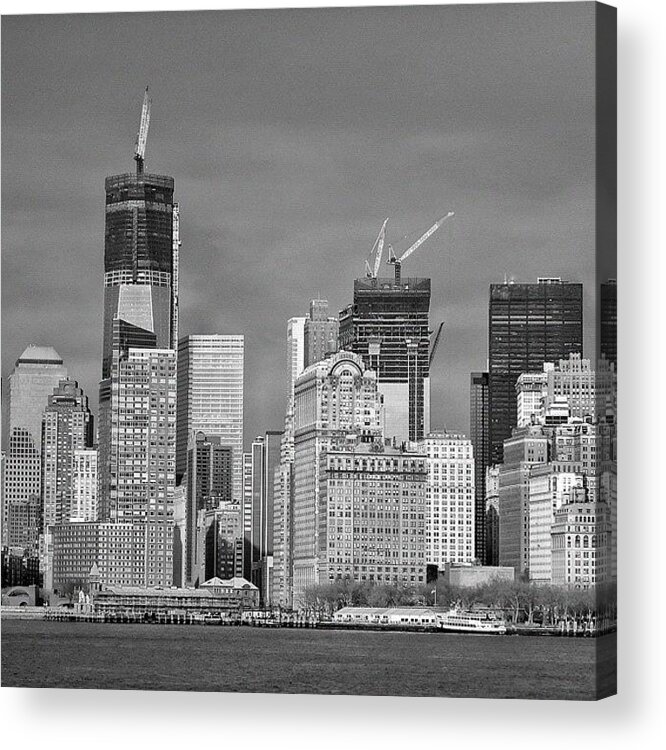 Igersnyc Acrylic Print featuring the photograph Wtc - New York #1 by Joel Lopez