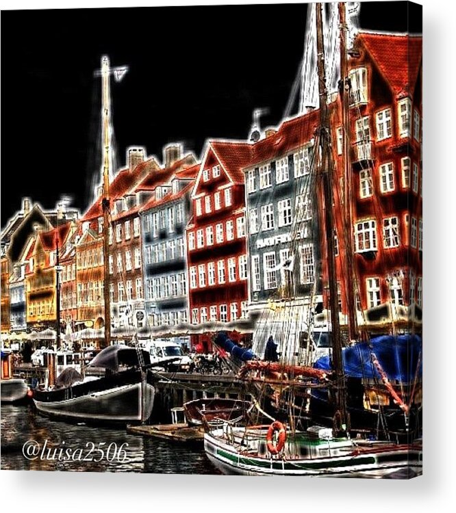 City Acrylic Print featuring the photograph Copenhagen #11 by Luisa Azzolini