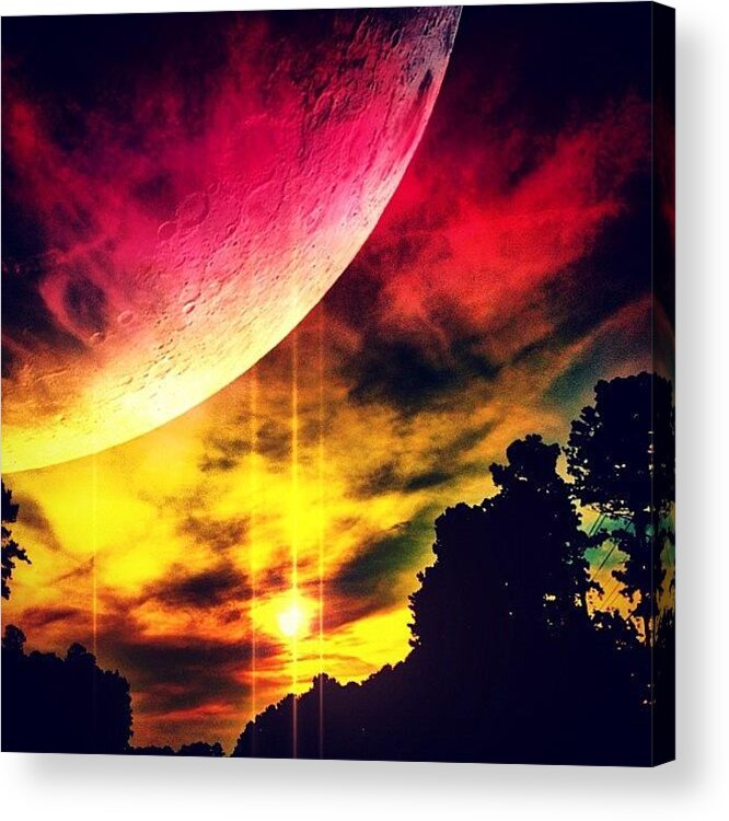 Instaclouds Acrylic Print featuring the photograph 👽 #12 by Katie Williams