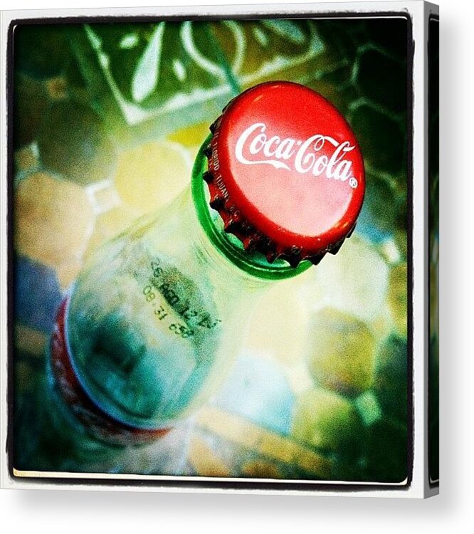 Instagram Acrylic Print featuring the photograph Coca Cola #2 by Torgeir Ensrud